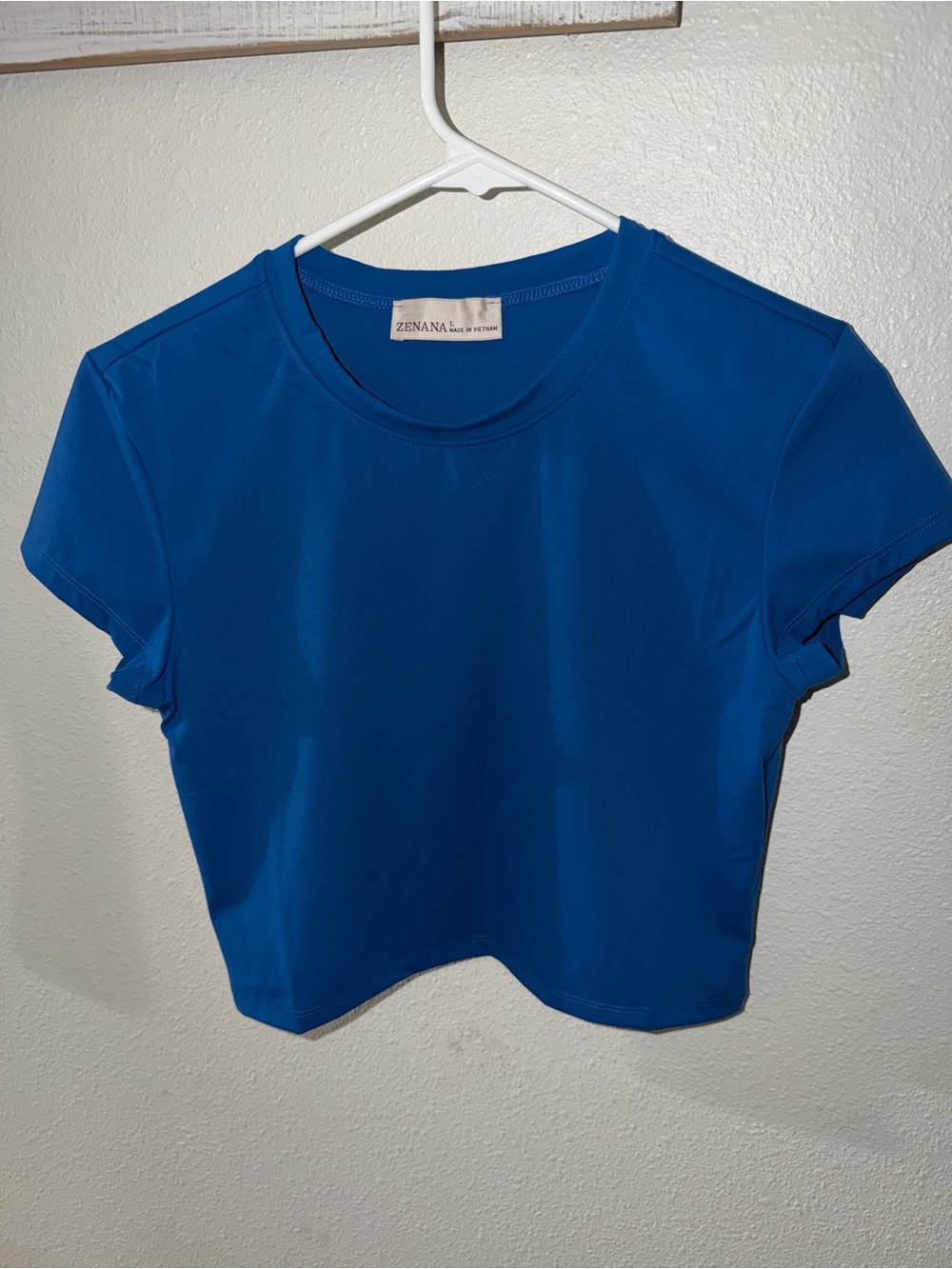 Zenana Outfitters Short Sleeve Crop Top NWOT
